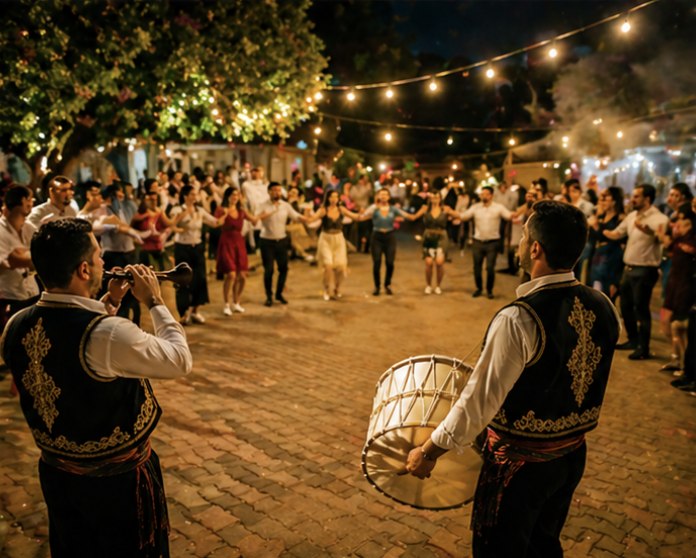 Adana sokak düğünü davul zurna ekibi ve halay atmosferi